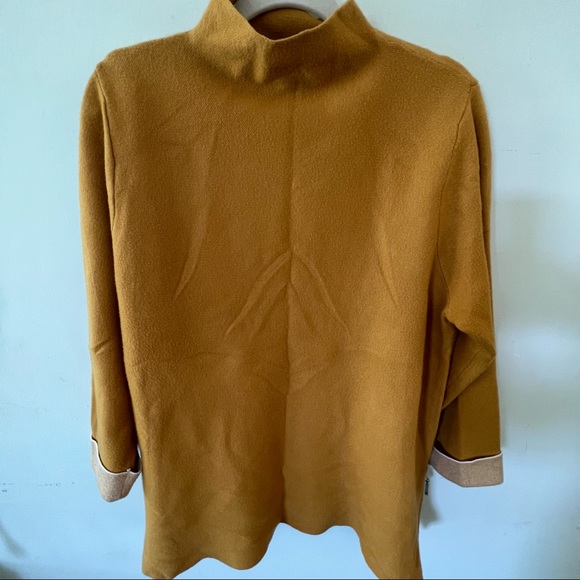 Tahari Moc Neck Sweater Soft Sz XL - Picture 1 of 12